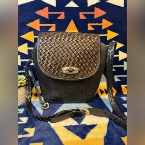 Brighton Woven Vintage 1996 Bucket Crossbody
